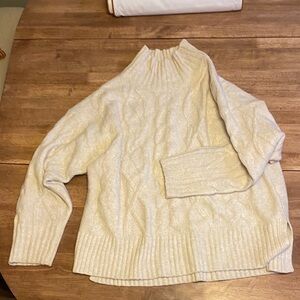 a new day Cream Cowl Neck Sweater
